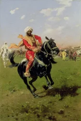 Probando la montura, c.1900